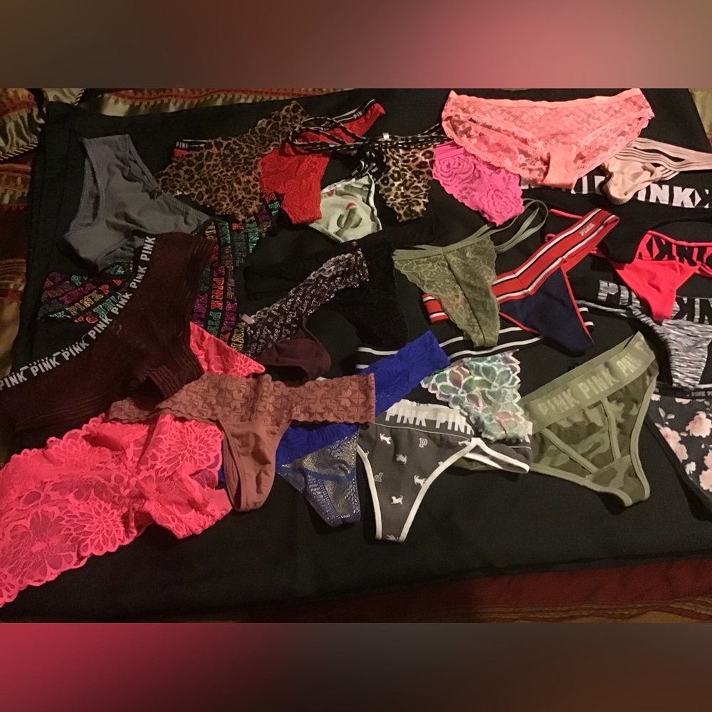 SOLD!,  33 Pair of PINK Victoria Secret Panties!